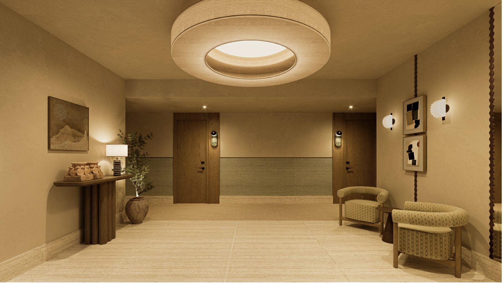 Mitsis Alexander the Great Hotel — Guest floor lift lobby